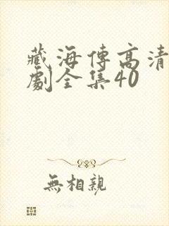 藏海传高清电视剧全集40