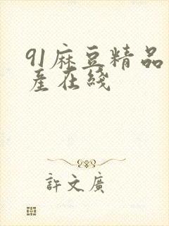 91麻豆精品国产在线