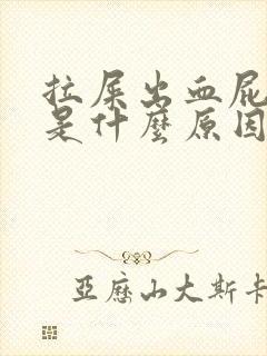 拉屎出血屁眼疼是什么原因封面