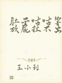 肚子咕咕响一直放屁拉不出大便