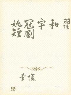 姚冠宇和翟一莹短剧