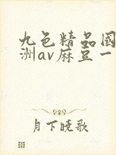 九色精品国产亚洲av麻豆一封面
