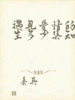 遇见爱情的利先生多少集知道身世