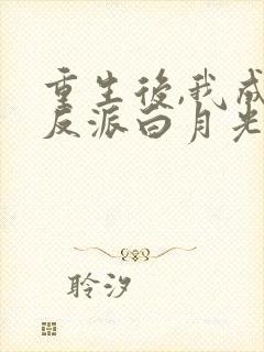 重生后,我成了反派白月光