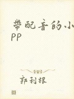 带配音的小说app