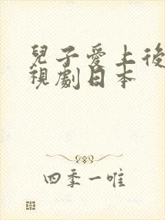 儿子爱上后妈电视剧日本