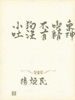 小狗不吃东西呕吐没有精神怎么办