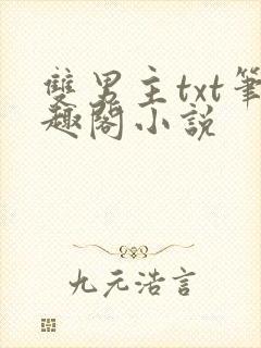 双男主txt笔趣阁小说