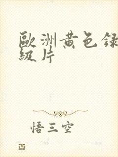 欧洲黄色录像一级片