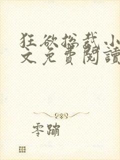 狂欲总裁小说全文免费阅读封面