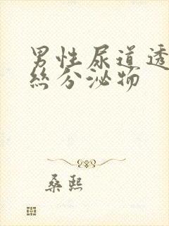 男性尿道透明拉丝分泌物