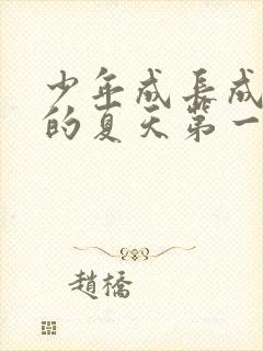 少年成长成大人的夏天第一季