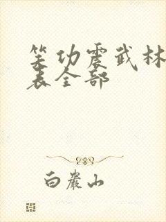 笑功震武林演员表全部