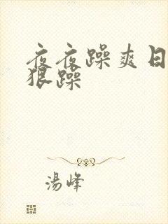 夜夜躁爽日日狠狠躁封面