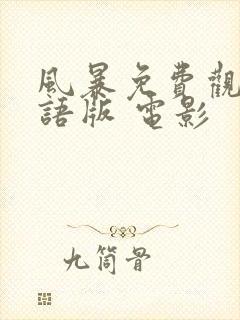 风暴免费观看国语版 电影