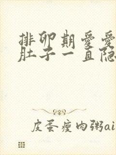 排卵期爱爱过后肚子一直隐隐作痛封面