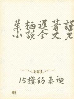 叶栖迟萧谨行的小说全文免费阅读最新章节封面