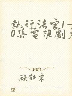 执行法官1—40集电视剧免费