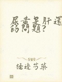 尿黄是肝还是肾的问题?