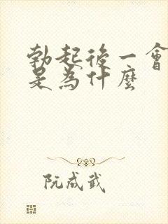 勃起后一会软了是为什么