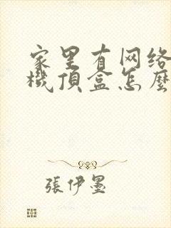 家里有网络没有机顶盒怎么看电视