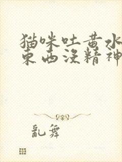 猫咪吐黄水不吃东西没精神吃什么药封面