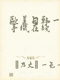 欧美日韩一级片手机在线