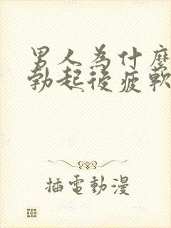 男人为什么容易勃起后疲软封面