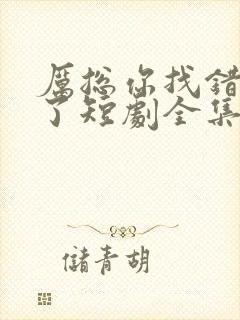 厉总你找错夫人了短剧全集免费观看封面