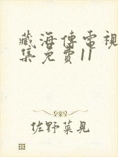 藏海传电视剧全集免费11