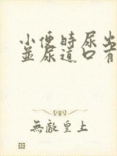 小便时尿出红色并尿道口有刺疼感封面