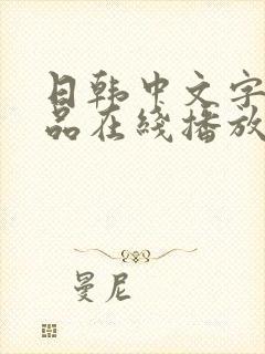 日韩中文字幕精品在线播放封面