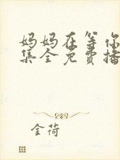 妈妈在等你47集全免费播放电视剧