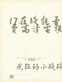 17在线观看免费高清电视剧下封面