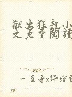 狱出狂龙小说全文免费阅读