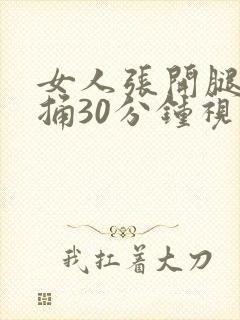 女人张开腿男人捅30分钟视频