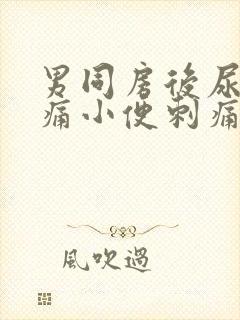 男同房后尿道疼痛小便刺痛