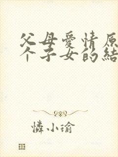 父母爱情原著七个子女的结局封面