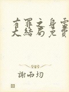 有罪之身电视剧大结局免费观看