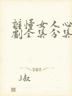 谁懂女人心电视剧全集分集剧情介绍