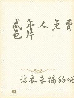 成年人免费看黄色片