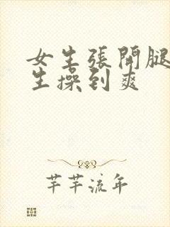 女生张开腿让男生操到爽