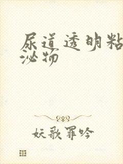 尿道透明粘性分泌物封面