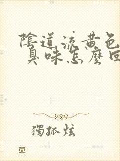 阴道流黄色液体 臭味怎么回事