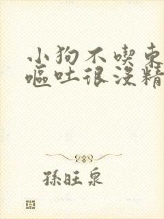 小狗不吃东西还呕吐很没精神