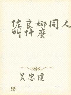 佐良娜同人漫画叫什么