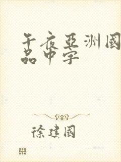 午夜亚洲国产精品中字封面