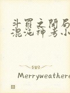 斗罗之开局获得混沌神考小说