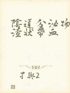 阴道分泌物豆腐渣状带血