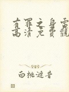 有罪之身电视剧高清免费观看